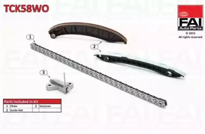 TCK58WO FAI AutoParts Комплект цели привода распредвала