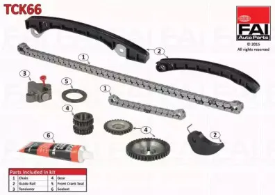 TCK66 FAI AutoParts Комплект цели привода распредвала