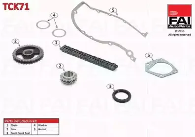 TCK71 FAI AutoParts Комплект цели привода распредвала