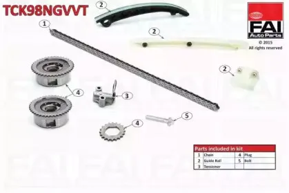 TCK98NGVVT FAI AutoParts Комплект цели привода распредвала