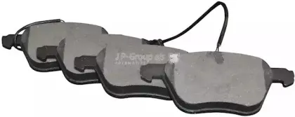 1163604310 JP GROUP Комплект тормозных колодок, дисковый тормоз