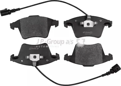 1163607910 JP GROUP Комплект тормозных колодок, дисковый тормоз
