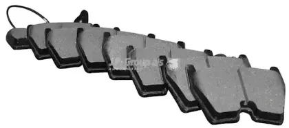 1163609310 JP GROUP Комплект тормозных колодок, дисковый тормоз