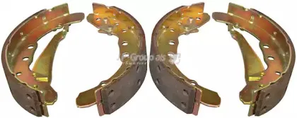 1163900810 JP GROUP Комплект тормозных колодок