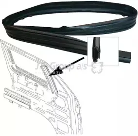 1186150200 JP GROUP Прокладка, боковое стекло