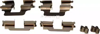 1263650710 JP GROUP Комплектующие, колодки дискового тормоза