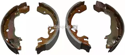 1563900610 JP GROUP Комплект тормозных колодок