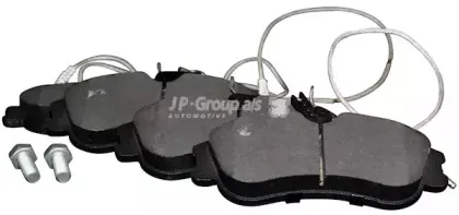4163603810 JP GROUP Комплект тормозных колодок, дисковый тормоз
