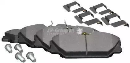 4363601519 JP GROUP Комплект тормозных колодок, дисковый тормоз