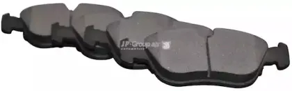4963600810 JP GROUP Комплект тормозных колодок, дисковый тормоз