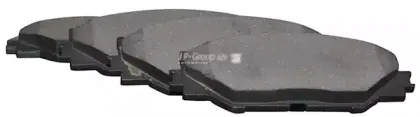 5863600210 JP GROUP Комплект тормозных колодок, дисковый тормоз