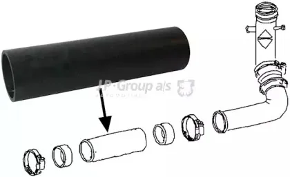 8115650302 JP GROUP Заливная горловина, топливной бак