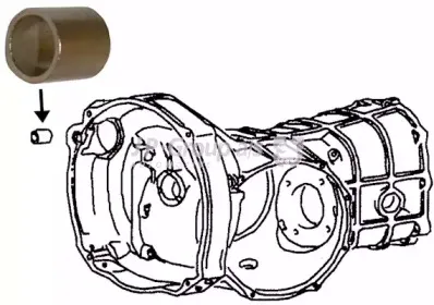 8131500100 JP GROUP Втулка стартера, картер сцепления