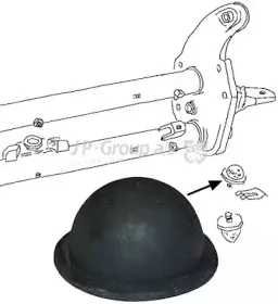 8142250502 JP GROUP Буфер, балка моста