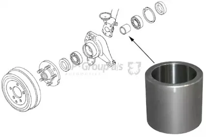 8151250800 JP GROUP Распорная втулка, колёсный подшипник
