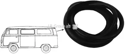 8185902300 JP GROUP Прокладка, заднее стекло