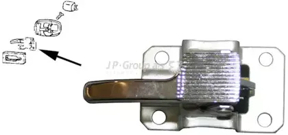 8187800480 JP GROUP Ручка двери, внутреннее оснащение