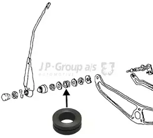 8198150500 JP GROUP Пыльник, тяги и рычаги привода стеклоочистителя