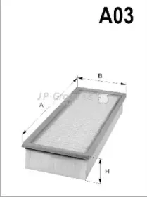 1518606209 JP GROUP Воздушный фильтр