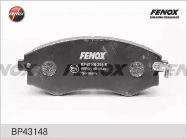 BP43148 FENOX Комплект тормозных колодок, дисковый тормоз