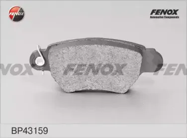 BP43159 FENOX Комплект тормозных колодок, дисковый тормоз