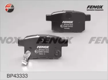 BP43333 FENOX Комплект тормозных колодок, дисковый тормоз