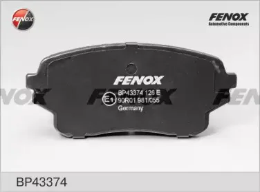 BP43374 FENOX Комплект тормозных колодок, дисковый тормоз