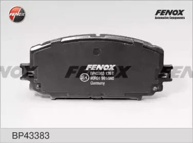 BP43383 FENOX Комплект тормозных колодок, дисковый тормоз