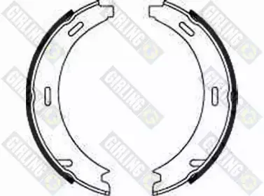 5182081 GIRLING Комплект тормозных колодок, стояночная тормозная система