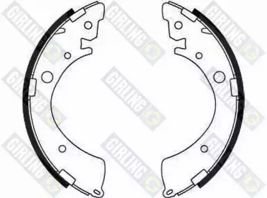 5182459 GIRLING Комплект тормозных колодок