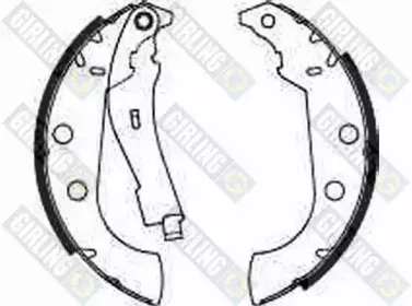 5182723 GIRLING Комплект тормозных колодок