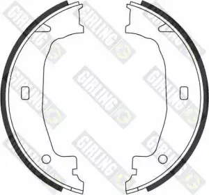 5184322 GIRLING Комплект тормозных колодок, стояночная тормозная система