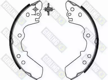 5185519 GIRLING Комплект тормозных колодок