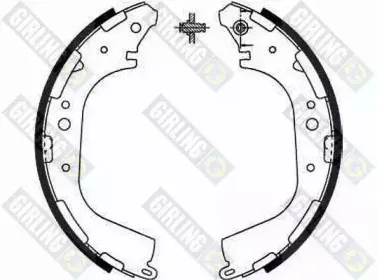 5185909 GIRLING Комплект тормозных колодок