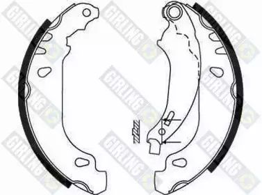 5186423 GIRLING Комплект тормозных колодок