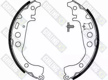 5186739 GIRLING Комплект тормозных колодок