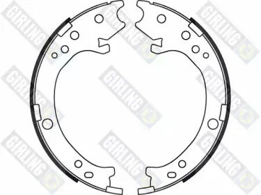 5187799 GIRLING Комплект тормозных колодок, стояночная тормозная система