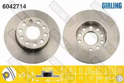 6042714 GIRLING Тормозной диск