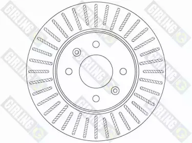 6061981 GIRLING Тормозной диск