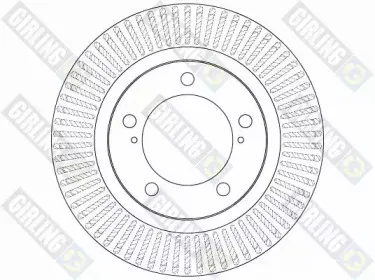 6062395 GIRLING Тормозной диск