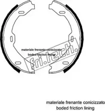 1052.128 fri.tech. Комплект тормозных колодок, стояночная тормозная система