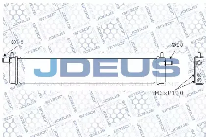 M-078005X JDEUS Радиатор, тяговый аккумулятор
