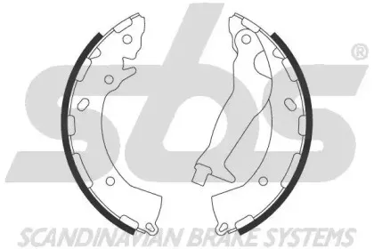 18492734789 sbs Комплект тормозных колодок
