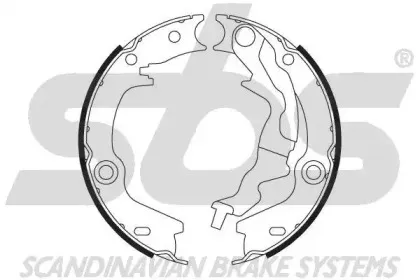 18492735817 sbs Комплект тормозных колодок, стояночная тормозная система