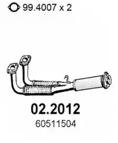 02.2012 ASSO Предглушитель выхлопных газов