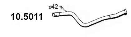 10.5011 ASSO Труба выхлопного газа