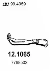 12.1065 ASSO Труба выхлопного газа