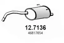 12.7136 ASSO Глушитель выхлопных газов конечный