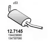 12.7145 ASSO Глушитель выхлопных газов конечный
