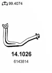 14.1026 ASSO Труба выхлопного газа
